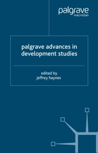 Cover image: Palgrave Advances in Development Studies 1st edition 9781403916341