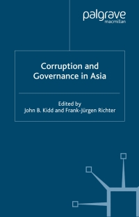 Imagen de portada: Corruption and governance in Asia 1st edition 9781403905604