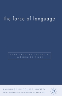 Titelbild: The Force of Language 9781403942487