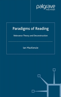 Cover image: Paradigms of Reading 9781349428410