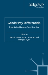 Imagen de portada: Gender Pay Differentials 9780230004719