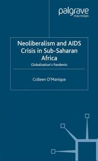 Titelbild: Neo-liberalism and AIDS Crisis in Sub-Saharan Africa 9781403920898