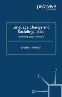Cover image: Language Change and Sociolinguistics 9781403914873