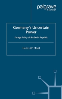 Cover image: Germany's Uncertain Power 9781403946621