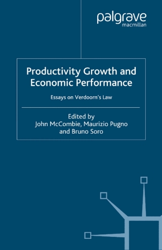 Cover image: Productivity Growth and Economic Performance 1st edition 9780333968772