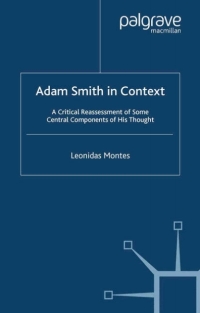 Cover image: Adam Smith in Context 9781403912565