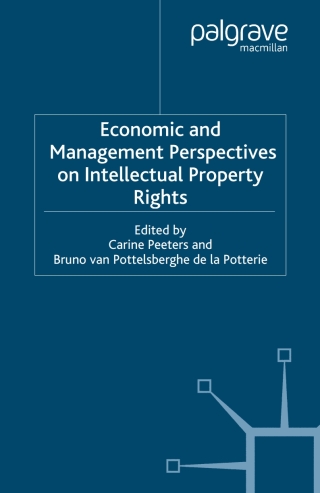 Cover image: Economic and Management Perspectives on Intellectual Property Rights 9781403949639
