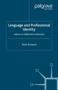 Cover image: Language and Professional Identity 9781403938008