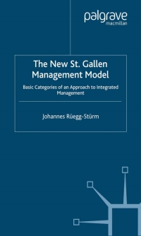 Titelbild: The New St. Gallen Management Model 9781403936318