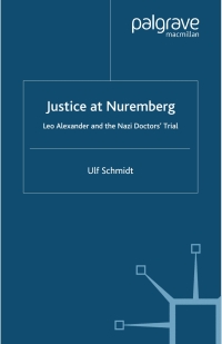 Imagen de portada: Justice at Nuremberg 9780333921470