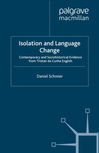 Cover image: Isolation and Language Change 9781403904072