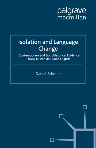Imagen de portada: Isolation and Language Change 9781403904072