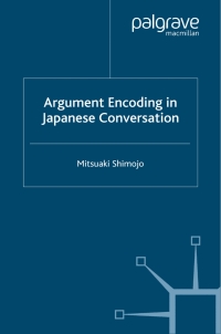 Imagen de portada: Argument Encoding in Japanese Conversation 9781403937056