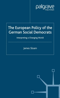 Omslagafbeelding: The European Policy of the German Social Democrats 9781403935816