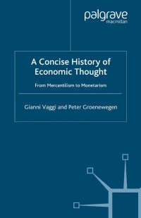Immagine di copertina: A Concise History of Economic Thought 9780333999363
