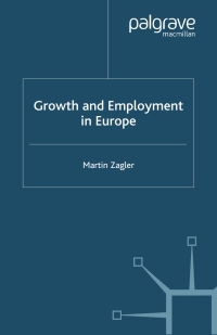 Imagen de portada: Growth and Employment in Europe 9780333777619