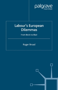 Imagen de portada: Labour's European Dilemmas 9780333801604