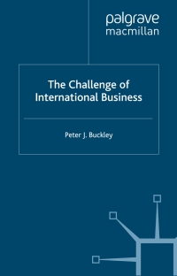 Cover image: The Challenge of International Business 9781403913067