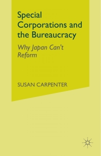 Cover image: Special Corporations and the Bureaucracy 9781403916556