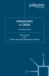 Cover image: Managing A Crisis 9781403943224