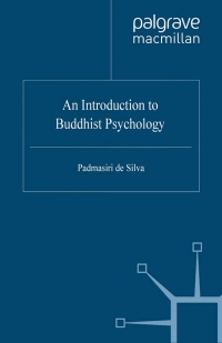 Omslagafbeelding: An Introduction to Buddhist Psychology 4th edition 9780230003316
