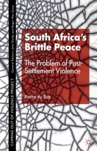 Cover image: South Africa's Brittle Peace 9780333779187