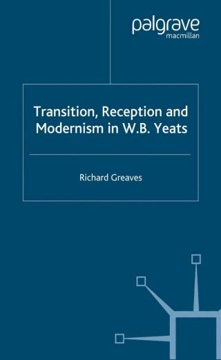 Imagen de portada: Transition, Reception and Modernism 9780333749333