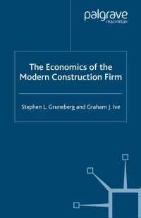 表紙画像: The Economics of the Modern Construction Firm 9780333790274