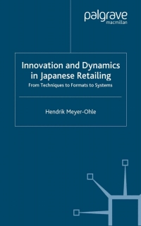 Titelbild: Innovation and Dynamics in Japanese Retailing 9781403911285