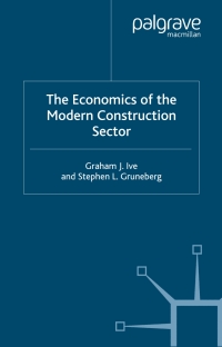 Cover image: The Economics of the Modern Construction Sector 9780333626672