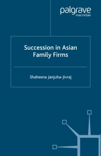 Titelbild: Succession in Asian Family Firms 9781403943019