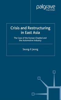Imagen de portada: Crisis and Restructuring in East Asia 9781403938145