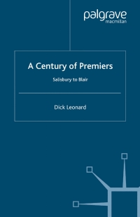 Imagen de portada: A Century of Premiers 9780333918395