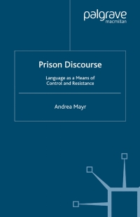 Imagen de portada: Prison Discourse 9780333993354