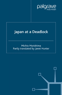 Cover image: Japan at a Deadlock 9780333748947