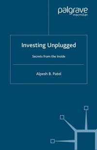 Omslagafbeelding: Investing Unplugged 9781403946201