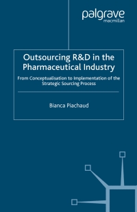 Cover image: Outsourcing of R&D in the Pharmaceutical Industry 9781403937292