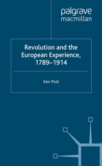 Imagen de portada: Revolution and the European Experience 1789-1914 9781349413188