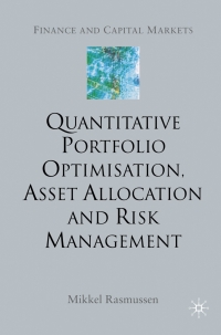 Cover image: Quantitative Portfolio Optimisation, Asset Allocation and Risk Management 9781403904584