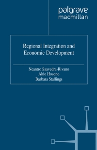 Imagen de portada: Regional Integration and Economic Development 9780333774847