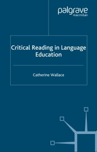 Cover image: Critical Reading in Language Education 9780333985793