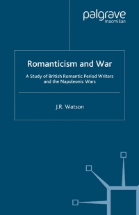 صورة الغلاف: Romanticism and War 9780333801765