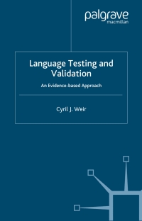 Cover image: Language Testing and Validation 9781403911896