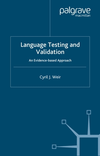 Imagen de portada: Language Testing and Validation 9781403911896