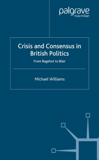 Imagen de portada: Crisis and Consensus in British Politics 9780333775714