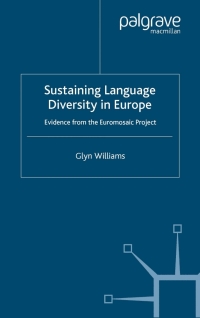 Imagen de portada: Sustaining Language Diversity in Europe 9781403998163