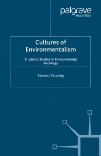 Titelbild: Cultures of Environmentalism 9781403901200