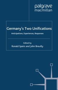 Cover image: Germany's Two Unifications 1st edition 9781403946539