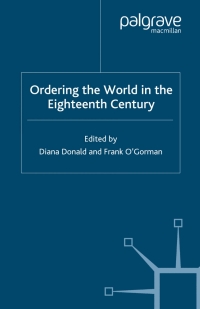 Cover image: Ordering the World in the Eighteenth Century 9781403938206