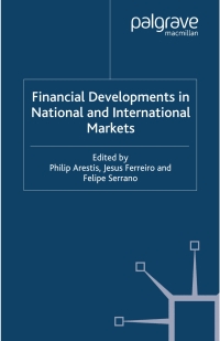 Cover image: Financial Developments in National and International Markets 9781403996299